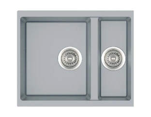 Кухонна мийка Fabiano Quadro 56x46x15 Grey Metallic