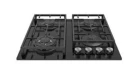 Газова варильна поверхня Fabiano FHG 2844 VGHT Black Glass Фото №1