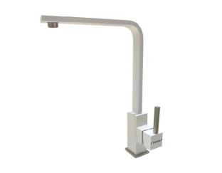 Смеситель кухонный Fabiano FKM 52 SS Alpine White