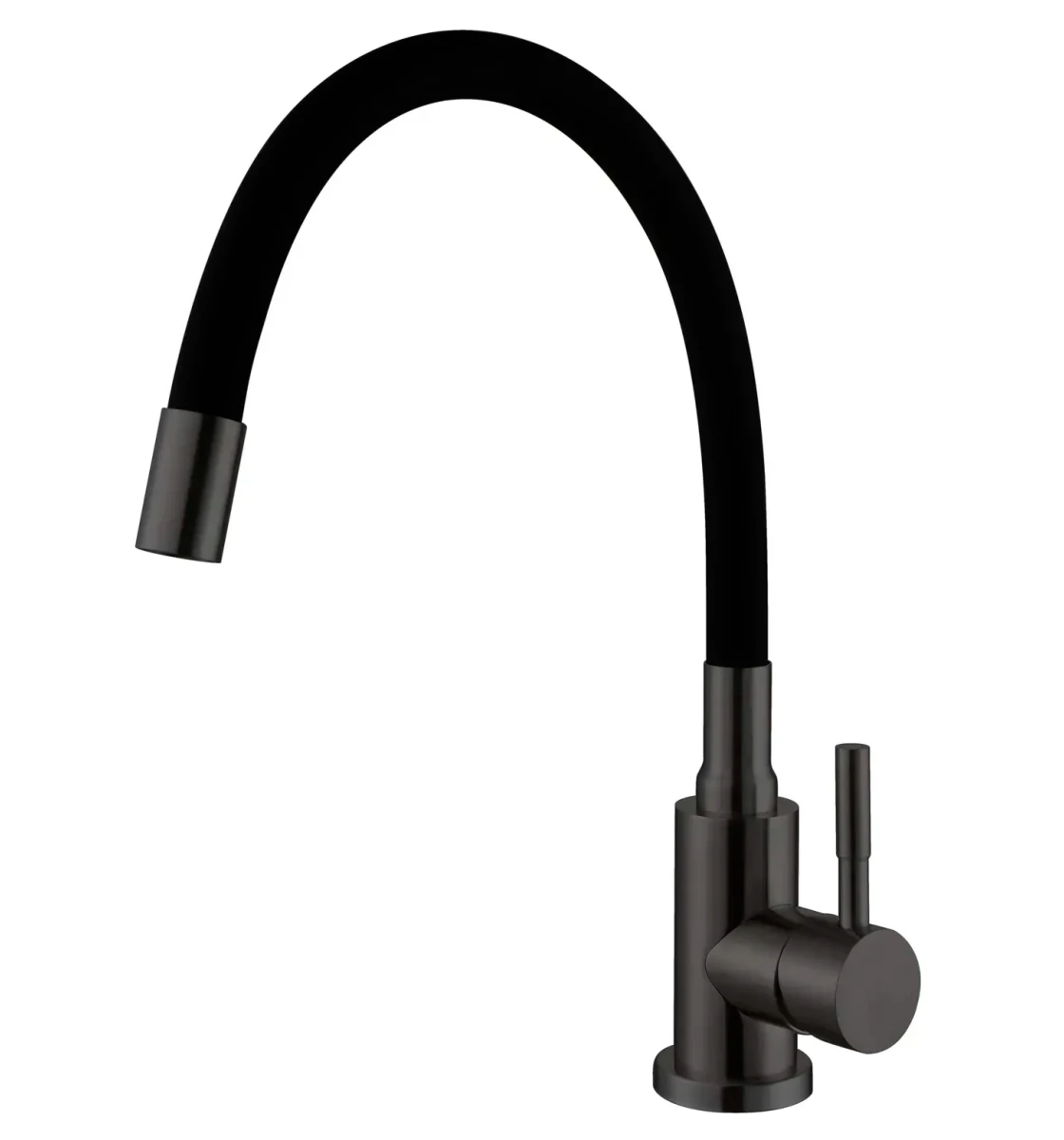 Змішувач кухонний Fabiano FKM 56 SS Flex Nano Graphite