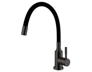 Змішувач кухонний Fabiano FKM 56 SS Flex Nano Graphite