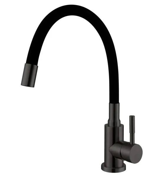 Змішувач кухонний Fabiano FKM 56 SS Flex Nano Graphite