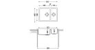 Кухонная мойка Fabiano Quadro 56x46x15 Beton Фото №2