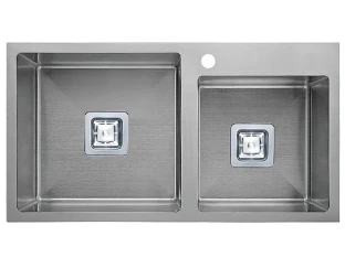 Кухонная мойка Fabiano Quadro TOP 78*2 R10 (780x490) 1,20 мм