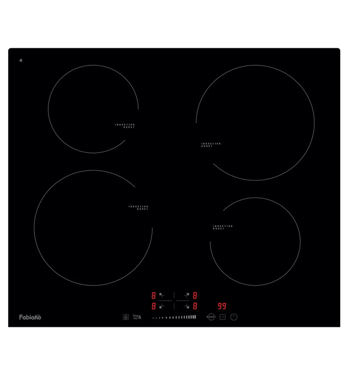 Індукційна варильна поверхня Fabiano SIH 643 Black