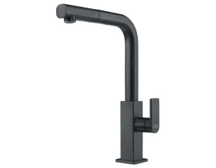 Смеситель кухонный Franke Mythos Pull Out (115.0550.442) индустриальный черный