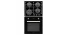 Комплект Духова шафа електрична GEO 62-1310 black + Варильна поверхня газова GGH 62-114 black glass Фото №1