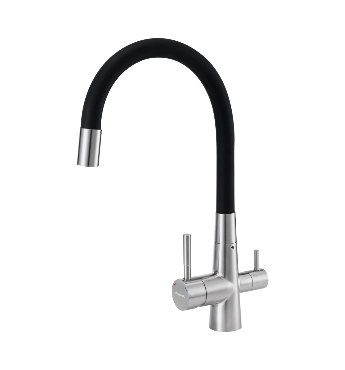 Змішувач GRANADO Lerma inox (black)