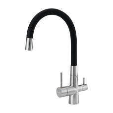 Змішувач GRANADO Lerma inox (black)