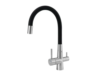 Змішувач GRANADO Lerma inox (black)