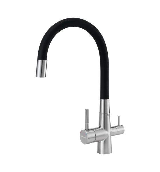 Змішувач GRANADO Lerma inox (black)