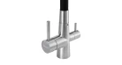 Змішувач GRANADO Lerma inox (black) Фото №5