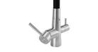 Змішувач GRANADO Lerma inox (black) Фото №4