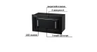 Витяжка GRANADO Palamos 1614-1200 Black glass Фото №3