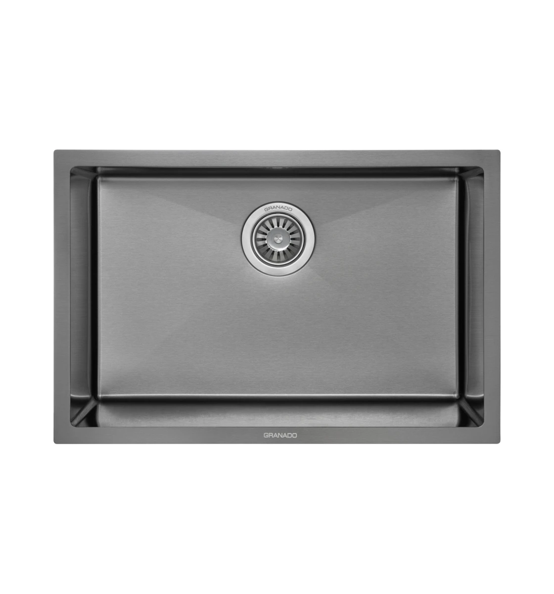 Мийка GRANADO Under top L STEEL S201 black