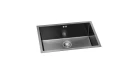 Мийка GRANADO Under top L STEEL S201 black Фото №2