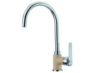 Смеситель кухонный Teka Inca H (IN 995) (53995120S) хром/гранит (песочный)