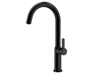 Змішувач кухонний Teka OVAL 915 Black (116030065) чорний