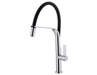 Змішувач кухонний Teka FO 997 (62997020FN) чорний / хром