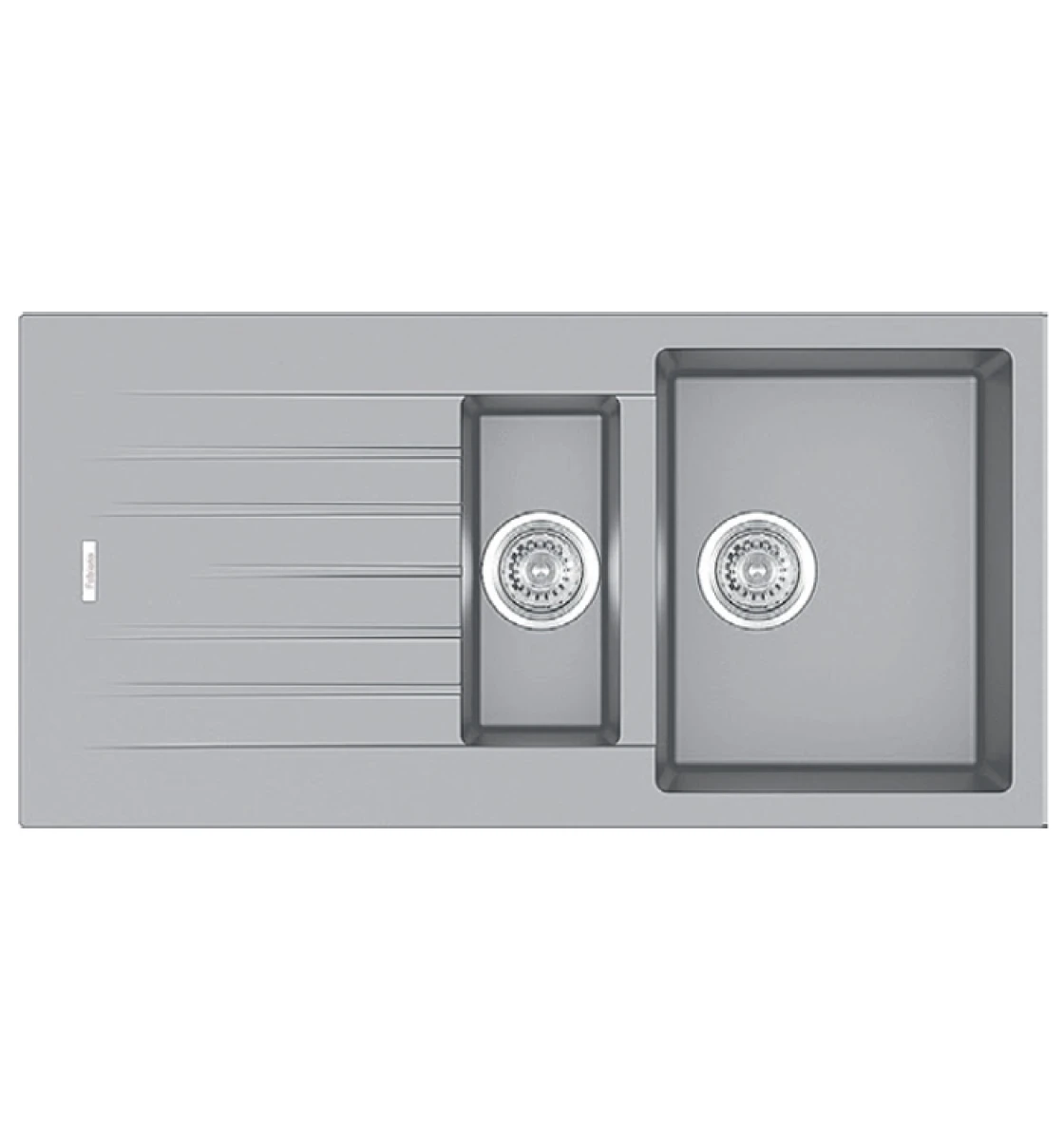 Кухонная мойка Fabiano Classic 100x50x15 Grey Metallic