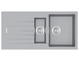 Кухонна мийка Fabiano Classic 100x50x15 Grey Metallic