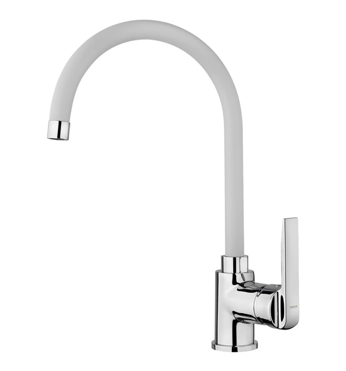 Змішувач кухонний Teka Inca H (IN 995) (53995120FW) хром/граніт (білий)