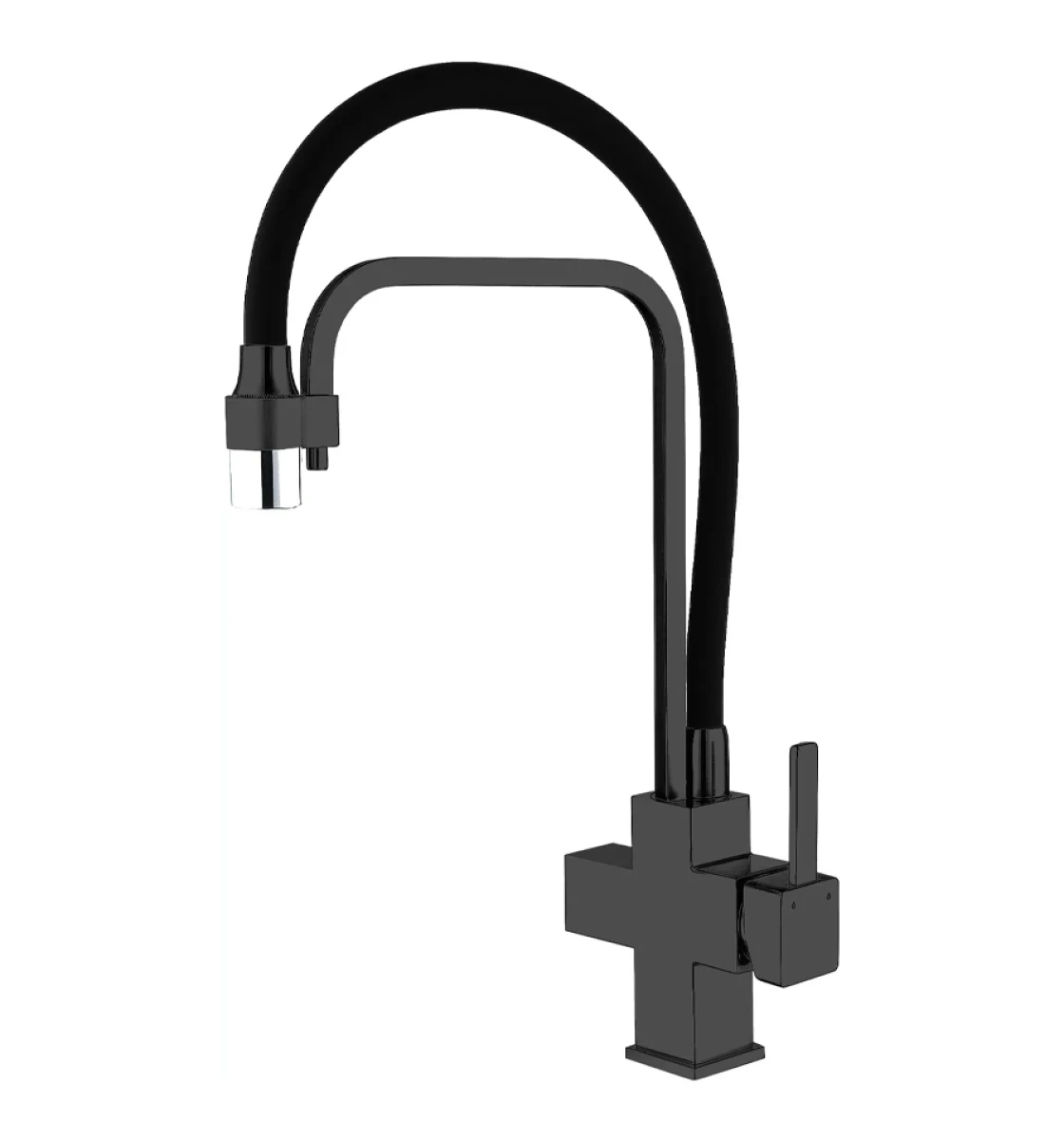 Змішувач кухонний Fabiano FKM 3111 Black Steel