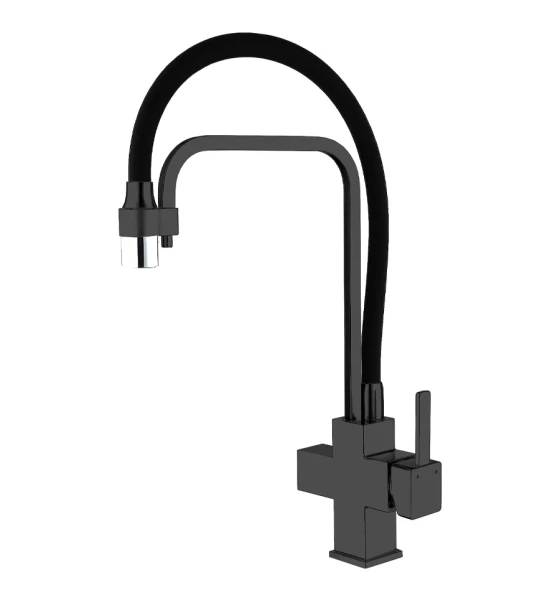 Змішувач кухонний Fabiano FKM 3111 Black Steel