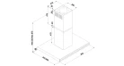 Вытяжка кухонная Fabiano Linea Isola Inox Silence+ Фото №4