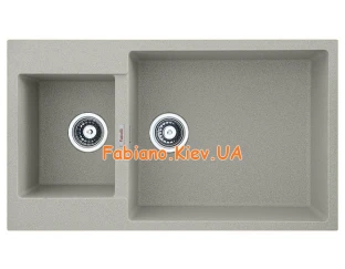 Кухонная мойка Fabiano Quadro 86x50x15 Beton