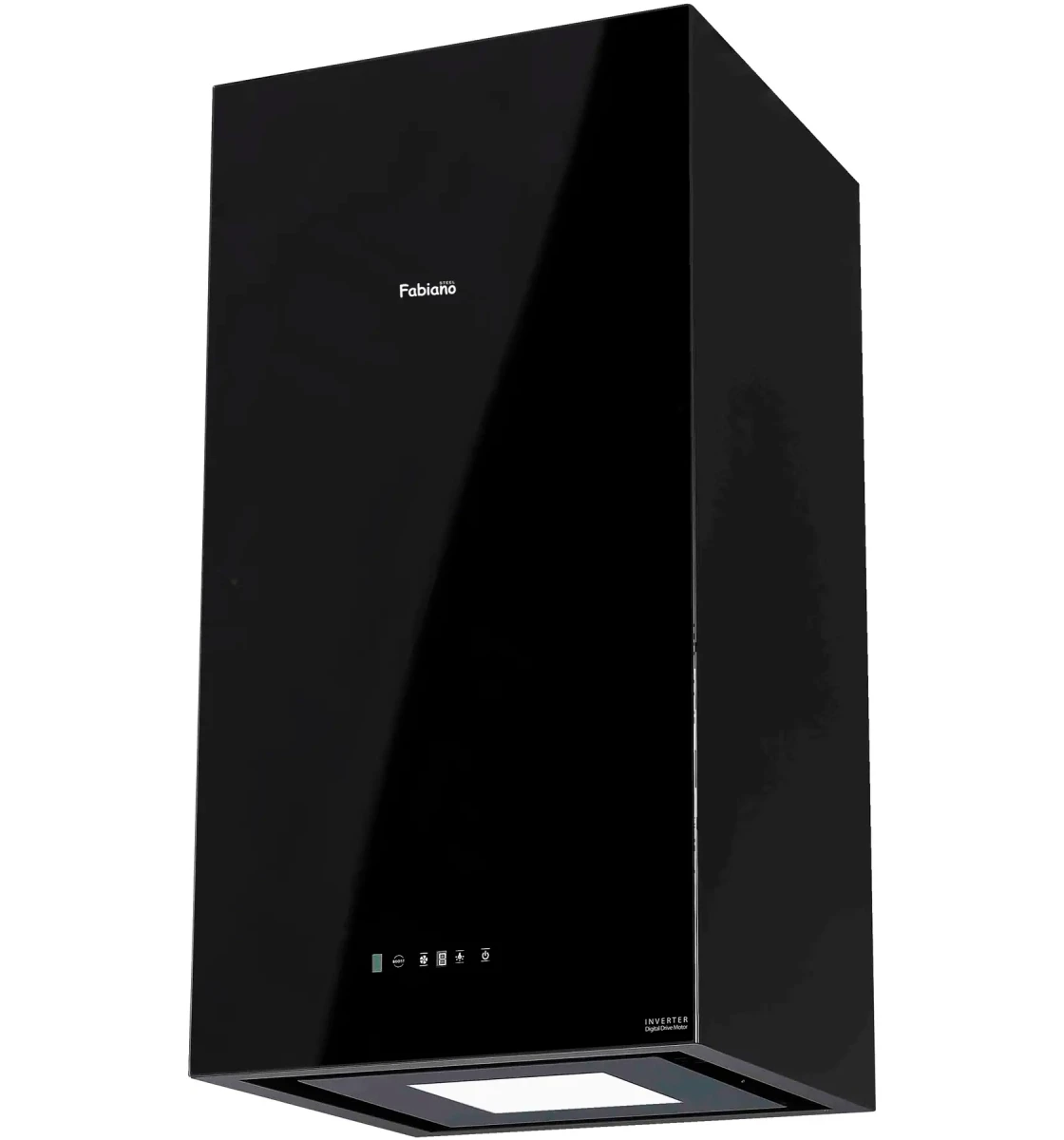 Вытяжка кухонная Fabiano Qubo 45 Black Glass