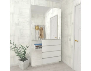 Шафа розпашна RUMBA HOLD №14d (1200мм x 380мм x 2200мм