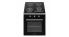 Комплект Духова шафа електрична GEO 62-0200 black + Варильна поверхня газова GGH 62-114 black glass Фото №1