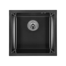 Мийка GRANADO Under top STEEL S201 black honeycomb