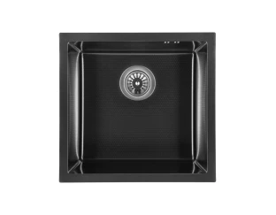 Мийка GRANADO Under top STEEL S201 black honeycomb