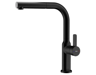 Смеситель кухонный Teka OVAL 938 Black (116020020) черный