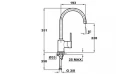 Смеситель кухонный Teka SP 995 (Alaior H) (55995020CN) Черный металлик Фото №2