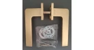 Дверна ручка STILE OMA Q 7S ST матова латунь GOLD SATIN (тонка розетка) Фото №5