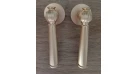 Дверна ручка STILE TUKA R 7S ST матова латунь GOLD SATIN(тонка розетка) Фото №4