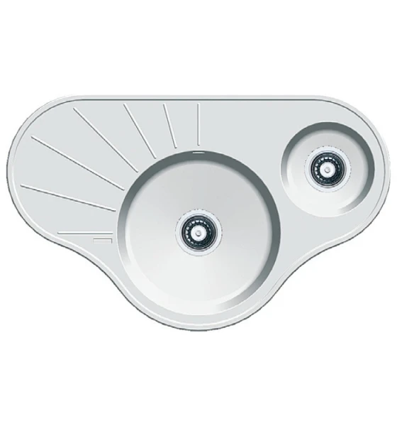 Кухонная мойка Fabiano Arc 94x58x15 Alpine White