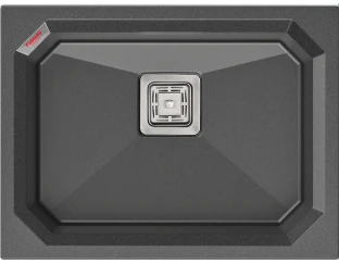 Кухонная мойка Fabiano Crystal 61x46 Titanium