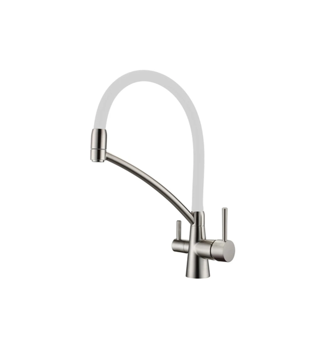 Змішувач кухонний Fabiano FKM 31.10 Inox White