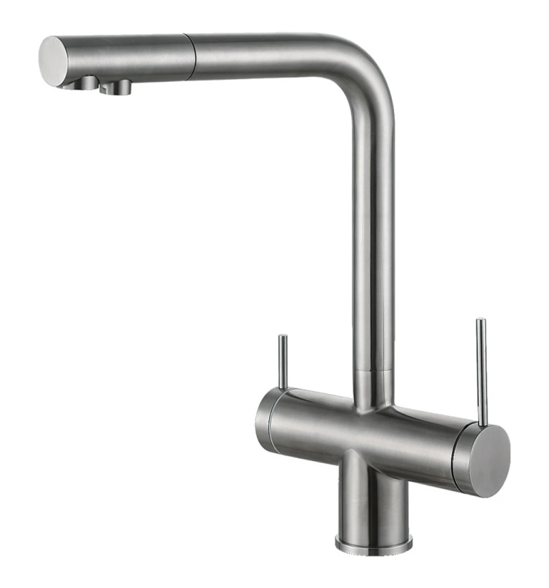 Смеситель кухонный Fabiano FKM 31.40 S/Steel Inox
