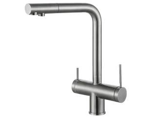Змішувач кухонний Fabiano FKM 31.40 S/Steel Inox