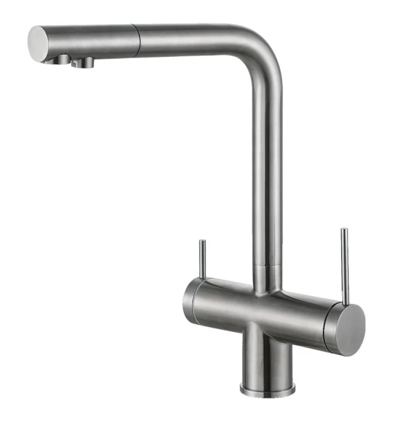 Смеситель кухонный Fabiano FKM 31.40 S/Steel Inox