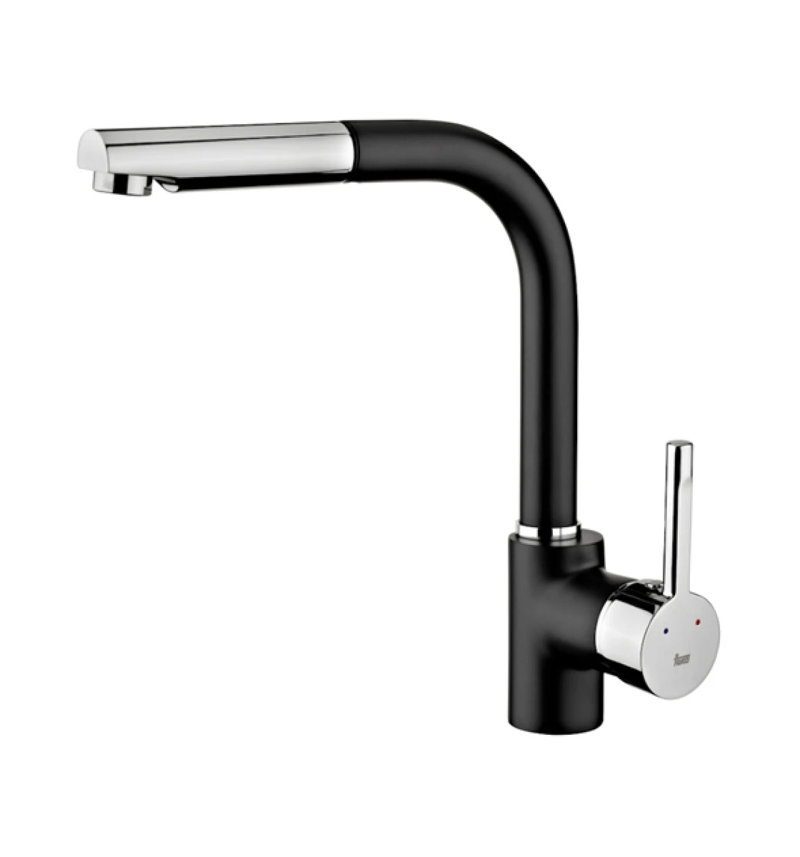 Смеситель кухонный Teka ARK 938 (23938120Q) Черный металлик/хром