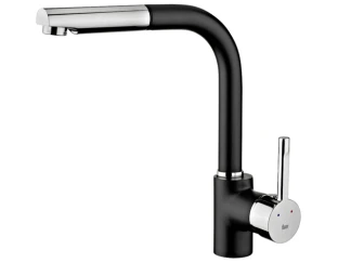 Смеситель кухонный Teka ARK 938 (23938120Q) Черный металлик/хром