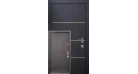 Входные двери Qdoors Авангард Горизонт (Венге темный горизонт) Фото №1