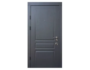 Вхідні двері Qdoors Авангард Тріно (Дуб графіт / білий супермат)
