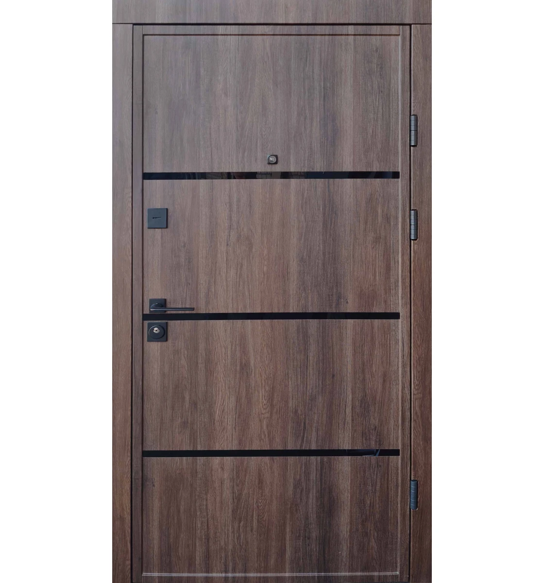 Вхідні двері Qdoors Ультра Акорд (Дуб табак / біле дерево)